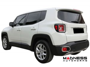 Jeep Renegade Rear Reflector Trim Set - Chrome (2019-2024) Jeep Renegade Rear Reflector Trim Set - Chrome (2019-2024)